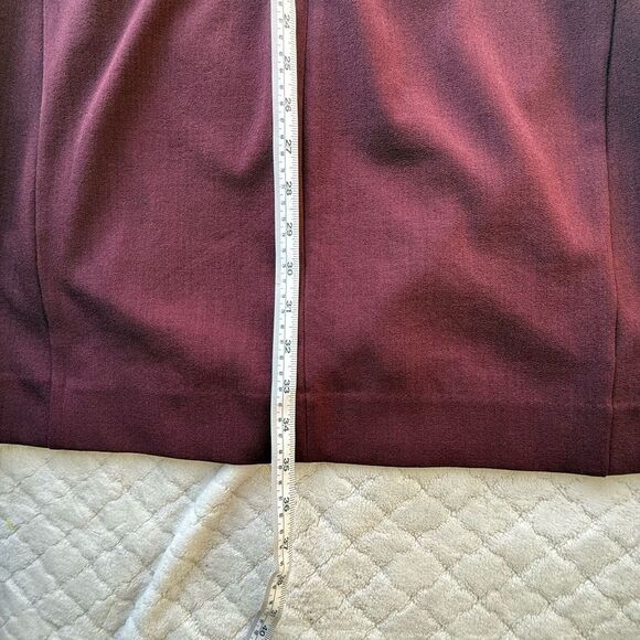 MM.LaFleur The Alexandra 2.0 Dress – Burgundy – Size 0P - Picture 5 of 8